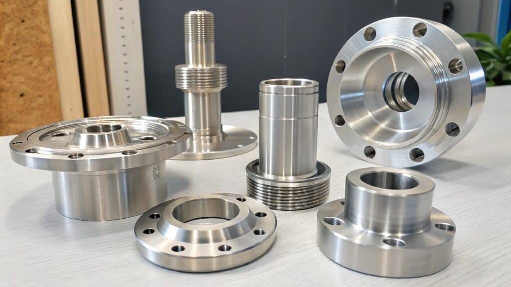 Examples of cold forged aluminum parts